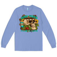 Colony Blue dead tired fueled by coffee Long Sleeve Tee - Artiststas