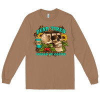 Toasted Coconut dead tired fueled by coffee Long Sleeve Tee - Artiststas
