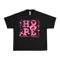 Black hope breast cancer awareness ribbon Urban Heavy Tee - LillyAllenDesigns