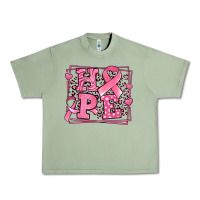 Oil Green hope breast cancer awareness ribbon Urban Heavy Tee - LillyAllenDesigns