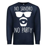 Navy no sandro no party Premium Sweatshirt - Bettercallsaul