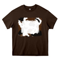 Chocolate Brown cowhide frames background Heavy Core Tee - RanaPortraitStore