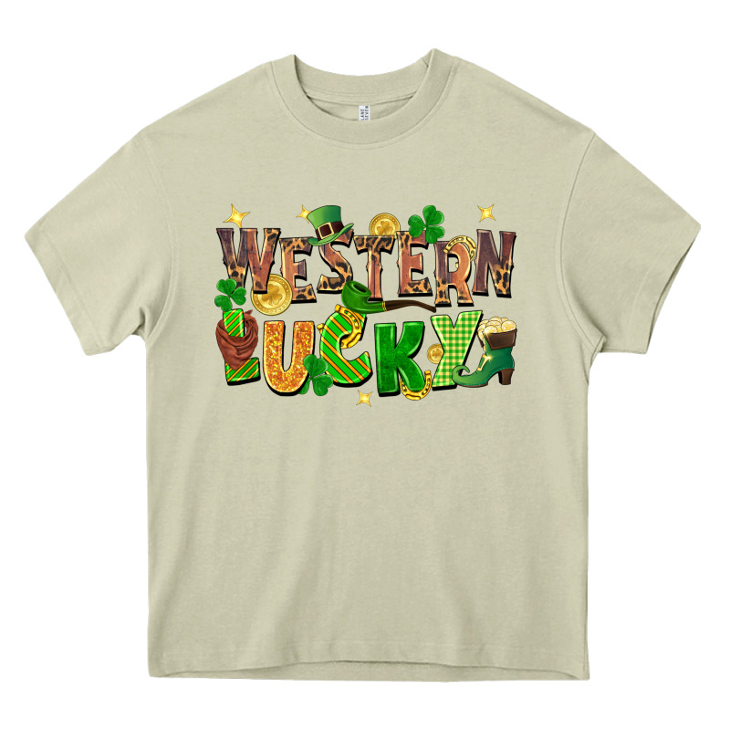 Western Lucky Heavy Core Tee by FaDigitalArtStudio | Teevron
