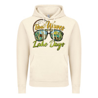 Vintage Artic boat waves sun rays lake days Vintage Hoodie - BarkalooDesign