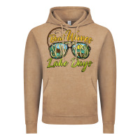Vintage Coffee boat waves sun rays lake days Vintage Hoodie - BarkalooDesign