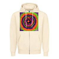 Sandshell halloween tie  dye pattern Zipper Hoodie - RanaPortraitStore