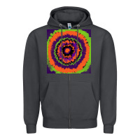 Smoke halloween tie  dye pattern Zipper Hoodie - RanaPortraitStore