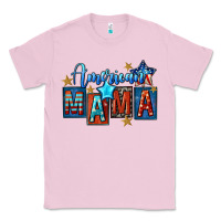 Bubblegum Pink American mama Mother's Day Classic Tee - FaDigitalArtStudio