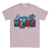 Lilac American mama Mother's Day Classic Tee - FaDigitalArtStudio