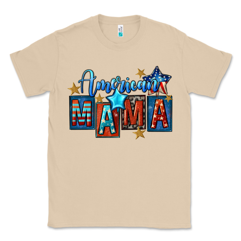 American Mama Mother's Day Classic Tee by FaDigitalArtStudio | Teevron