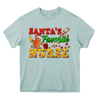 Arona Santa's Favorite Nurse Heavy Core Tee - FaDigitalArtStudio