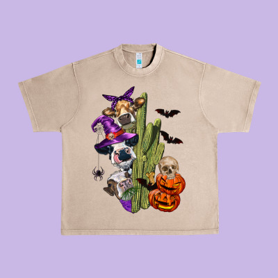 Halloween Cows Urban Heavy Tee Designed By Lillyallendesigns