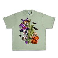 Oil Green halloween cows Urban Heavy Tee - LillyAllenDesigns