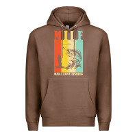 Chestnut fishing t  shirt milf man i love fishing t  shirt Premium Hoodie - baoMotion