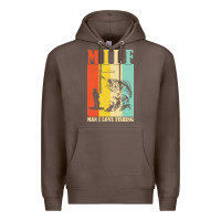 Coffee fishing t  shirt milf man i love fishing t  shirt Premium Hoodie - baoMotion