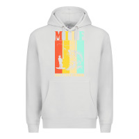 Dove Grey fishing t  shirt milf man i love fishing t  shirt Premium Hoodie - baoMotion