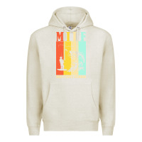 Oatmeal Heather fishing t  shirt milf man i love fishing t  shirt Premium Hoodie - baoMotion