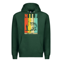 Sports Green fishing t  shirt milf man i love fishing t  shirt Premium Hoodie - baoMotion