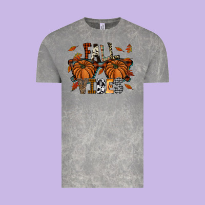 Fall Vibes Vintage Tee Designed By Sublimationcraftshop