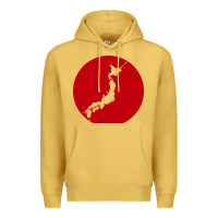 Antique Gold japan island Premium Hoodie - baoMotion