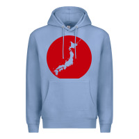 Colony Blue japan island Premium Hoodie - baoMotion