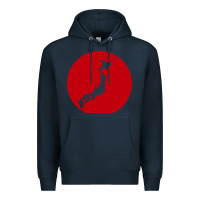 Navy japan island Premium Hoodie - baoMotion