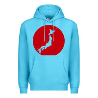 Ocean Blue japan island Premium Hoodie - baoMotion