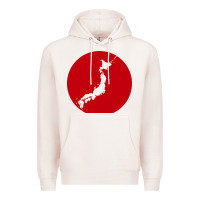 Pale Pink japan island Premium Hoodie - baoMotion