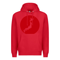 Red japan island Premium Hoodie - baoMotion