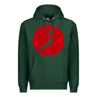 Sports Green japan island Premium Hoodie - baoMotion