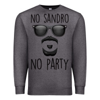 Charcoal Heather No Sandro No Party Premium Sweatshirt - Bettercallsaul
