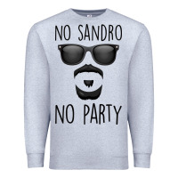 Heather Grey No Sandro No Party Premium Sweatshirt - Bettercallsaul