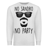 Oatmeal Heather No Sandro No Party Premium Sweatshirt - Bettercallsaul