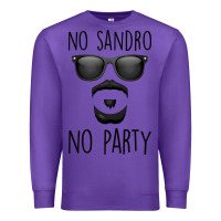 Purple No Sandro No Party Premium Sweatshirt - Bettercallsaul