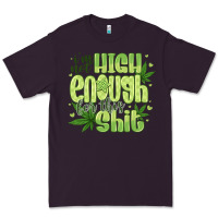 Plum i'm not high enough for Premium Tee - CowhideDigitalArt