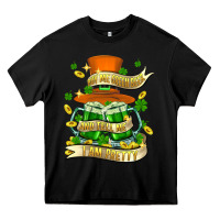 Black buy me green beer and tell me ı am pretty Heavy Core Tee - FaDigitalArtStudio