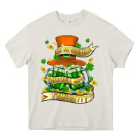 Cream buy me green beer and tell me ı am pretty Heavy Core Tee - FaDigitalArtStudio