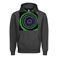 Charcoal Heather halloween tie dye pattern black Zipper Hoodie - RanaPortraitStore