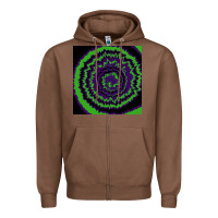 Chestnut halloween tie dye pattern black Zipper Hoodie - RanaPortraitStore