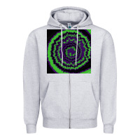Heather Grey halloween tie dye pattern black Zipper Hoodie - RanaPortraitStore