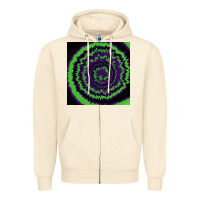 Sandshell halloween tie dye pattern black Zipper Hoodie - RanaPortraitStore