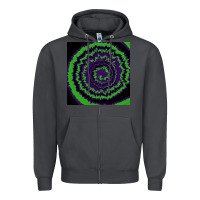 Smoke halloween tie dye pattern black Zipper Hoodie - RanaPortraitStore