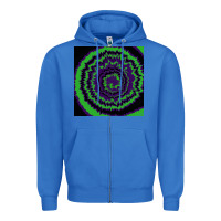 True Royal halloween tie dye pattern black Zipper Hoodie - RanaPortraitStore