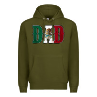 Army Green Mexican Flag Dad Premium Hoodie - Jasminsmagicworld