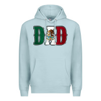 Blue Mist Mexican Flag Dad Premium Hoodie - Jasminsmagicworld