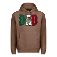 Chestnut Mexican Flag Dad Premium Hoodie - Jasminsmagicworld