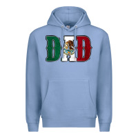 Colony Blue Mexican Flag Dad Premium Hoodie - Jasminsmagicworld