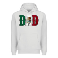 Dove Grey Mexican Flag Dad Premium Hoodie - Jasminsmagicworld