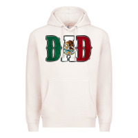 Pale Pink Mexican Flag Dad Premium Hoodie - Jasminsmagicworld
