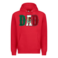 Red Mexican Flag Dad Premium Hoodie - Jasminsmagicworld